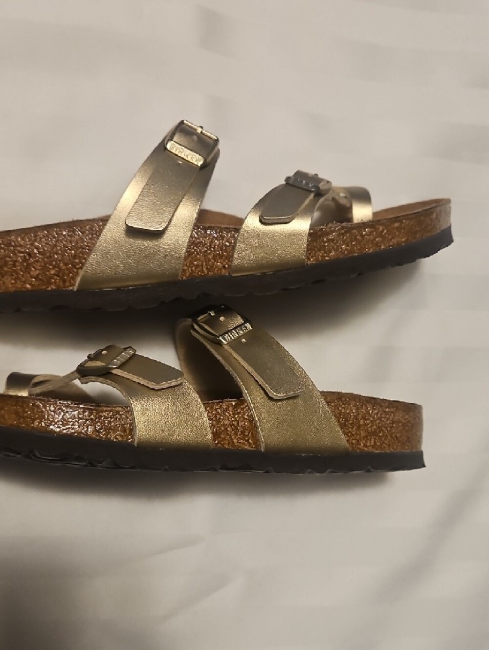 Birkenstock Mayari Gold Sandals - Picture 3 of 4